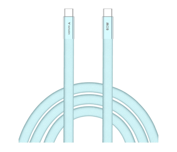 Verbatim SoftTouch USB-C to C cable 60W 120 cm - Blue - 1607297 - zdjęcie